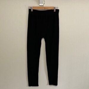 Women's Classic Black Leggings, Fit 2 Go, Size L/XL, Dress Pants